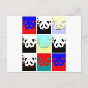 Postal Pop Art Panda