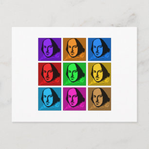 Postal Pop Art Shakespeare