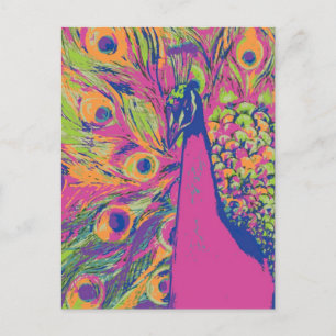 Postal Pop Peacock
