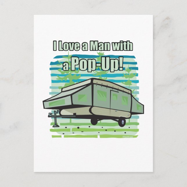 Postal Pop-Up de camping (Anverso)