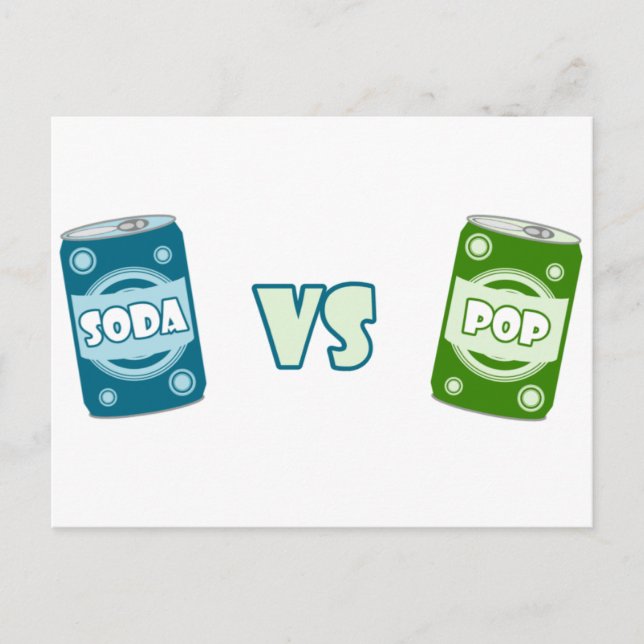 Postal Pop vs Soda (Anverso)