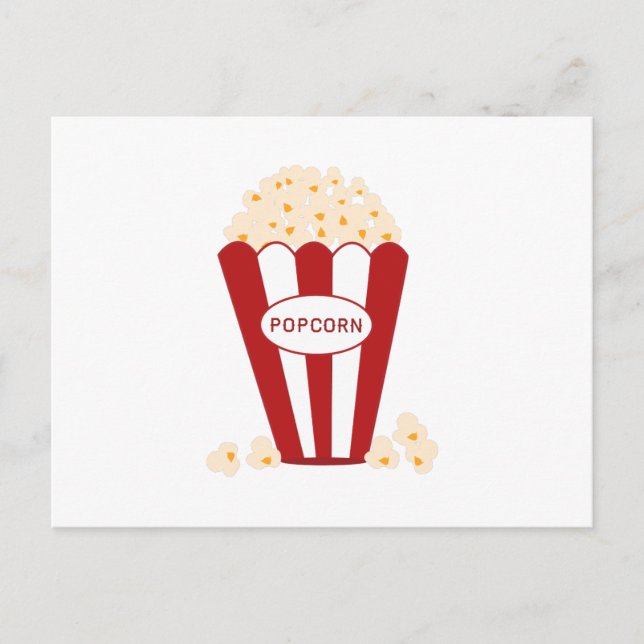 Postal Popcorn (Anverso)