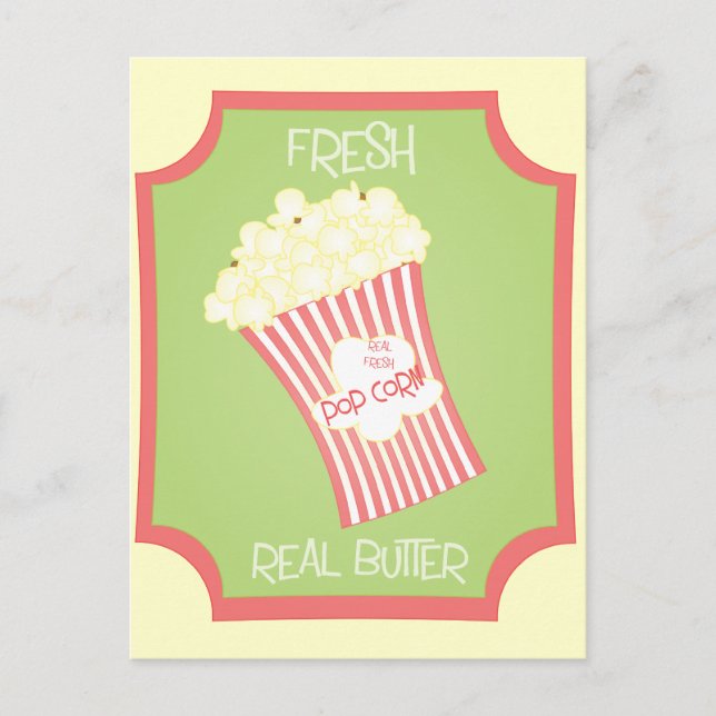 Postal Popcorn fresco (Anverso)