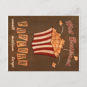 Postal Popcorn Popcorn Vintage Ad Postcard 2