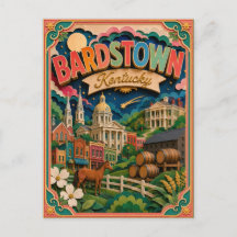 PopCut Estados Bardstown Kentucky Arte de Papel