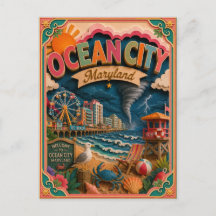 PopCut Estados Ciudad Oceánica Maryland Arte de Pa