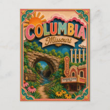 PopCut Estados Columbia Missouri Arte de Papel