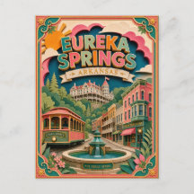 PopCut Estados Eureka Springs Arkansas Arte de Pap
