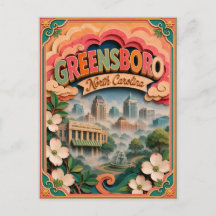 PopCut Estados Greensboro Carolina del Norte Arte 