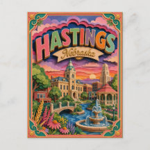 PopCut Estados Hastings Nebraska Arte de Papel