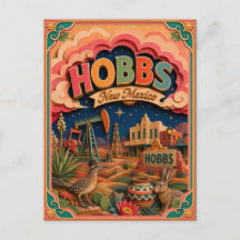 PopCut Estados Hobbs Nuevo México Arte de Papel