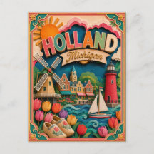 PopCut Estados Holanda Michigan Arte de Papel