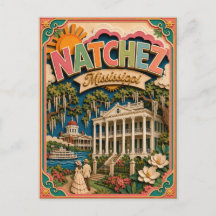 PopCut Estados Natchez Mississippi Arte de Papel