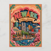 PopCut Estados Newark Nueva Jersey Arte de Papel