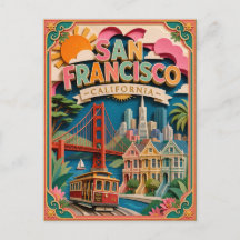 PopCut Estados San Francisco California Arte de Pa