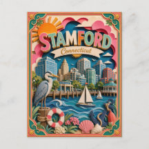 PopCut Estados Stamford Connecticut Arte de Papel