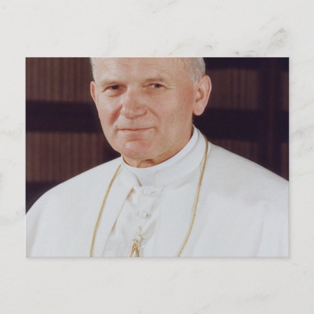 Postal Pope John Paul II (Anverso)