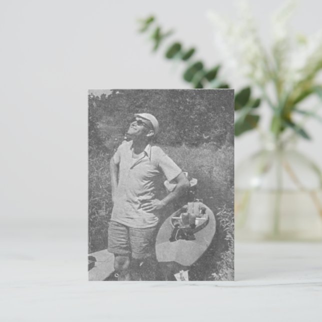 Postal Pope Saint John Paul II (Anverso de pie)