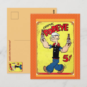 Postal Popeye Postcard