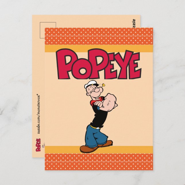 Postal Popeye Postcard (Anverso / Reverso)