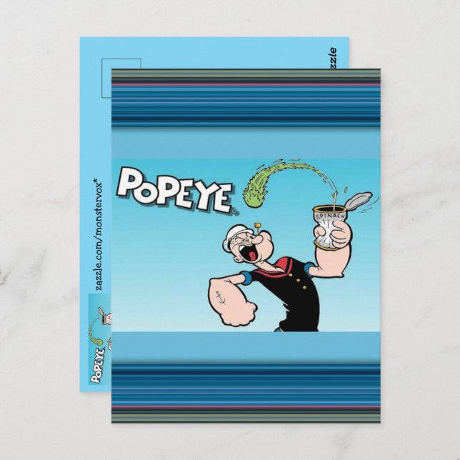 Postal Popeye Postcard (Anverso / Reverso)