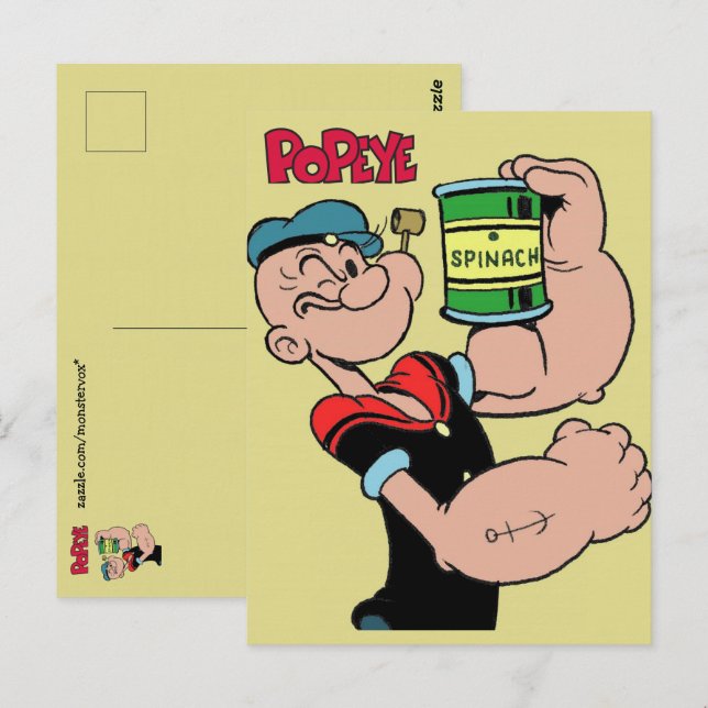 Postal Popeye Postcard (Anverso / Reverso)