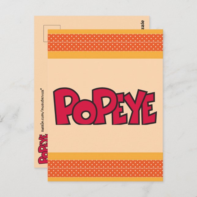 Postal Popeye Postcard (Anverso / Reverso)