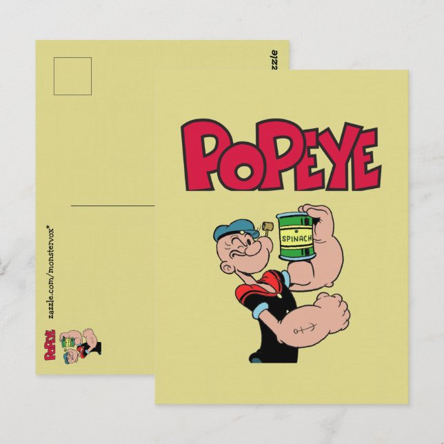 Postal Popeye Postcard (Anverso / Reverso)