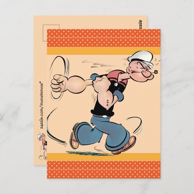 Postal Popeye Postcard (Anverso / Reverso)