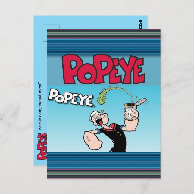 Postal Popeye Postcard (Anverso / Reverso)