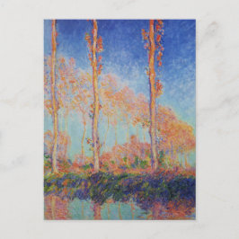 Postal Poplares, otoño, efecto rosa de Claude MonPostcard