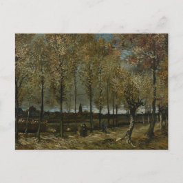 Postal Poplars Near Nuenen de Vincent Van Gogh