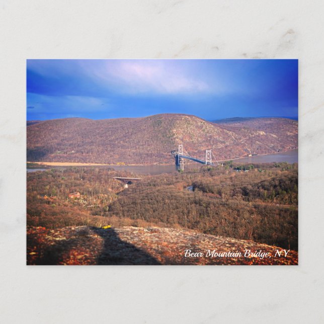 Postal Popolopen Trail View of Bear Mountain Bridge (Anverso)