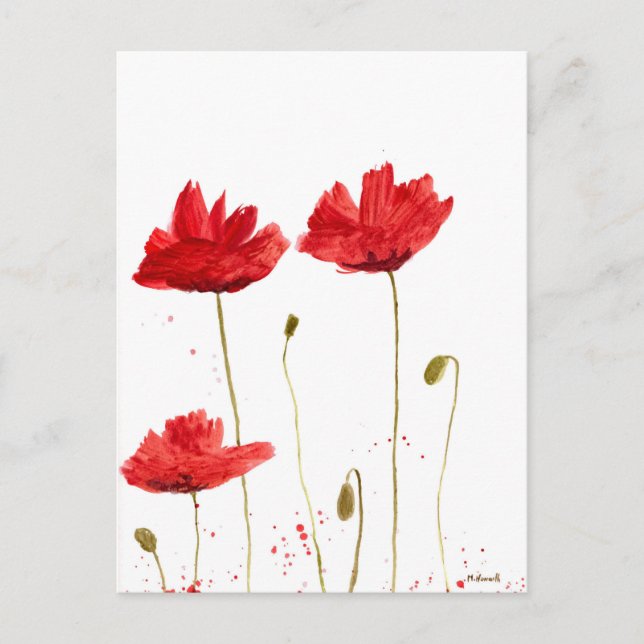 Postal Poppies (Anverso)