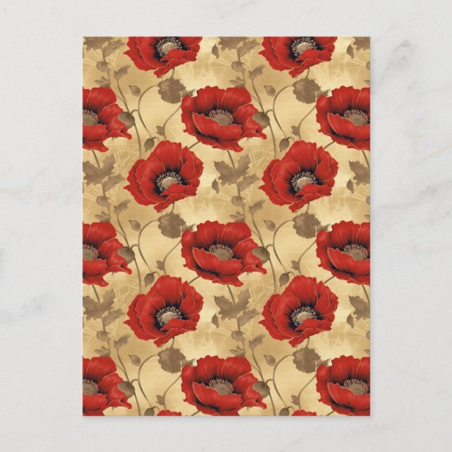 Postal Poppies Chiyogami (Anverso)