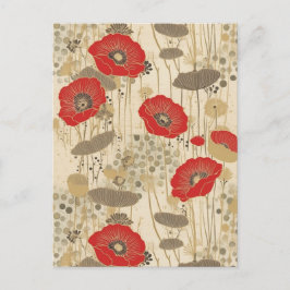 Postal Poppies Chiyogami