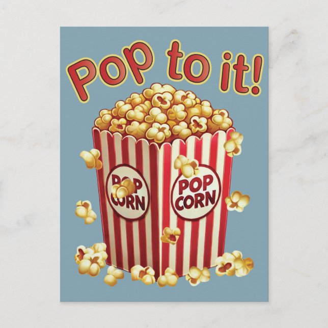 Postal Poppin' con Style - "¡Pídele!" (Anverso)