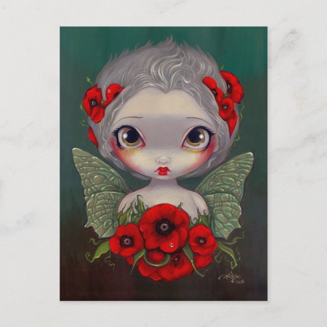 Postal "Poppy Fairy" (Anverso)