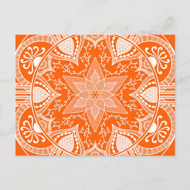Postal Poppy Mandala (Anverso)