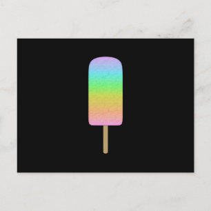 Postal Popsicle arcoiris