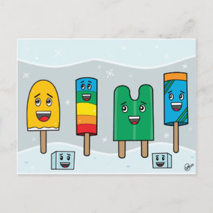 Postal Popsicle Parade - PostCard