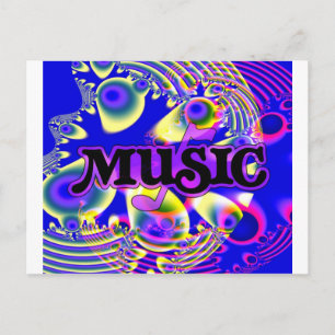 Postal ¡Por amor a la MÚSICA!