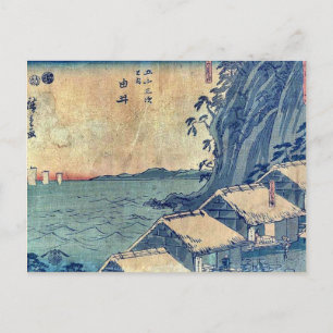 Postal por Ando, Hiroshige Ukiyo-e.