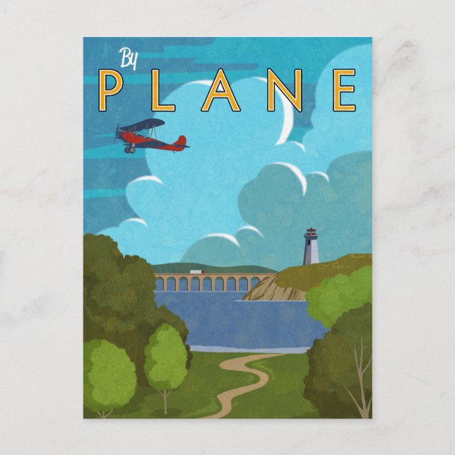 Postal Por avión (Anverso)