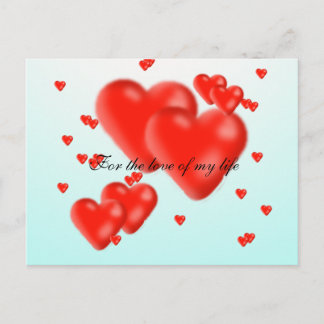 Postal Por el amor de mi vida