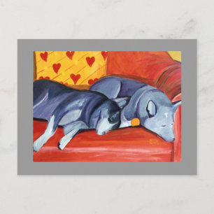 Postal Por el corazón