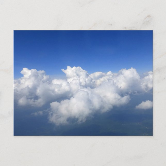 Postal Por encima de las nubes 03 (Anverso)