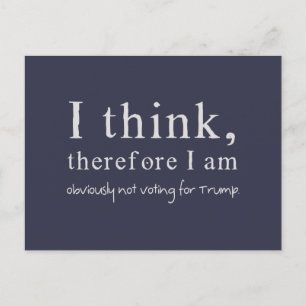 Postal Por Eso Creo Que Obviamente No Voto A Trump
