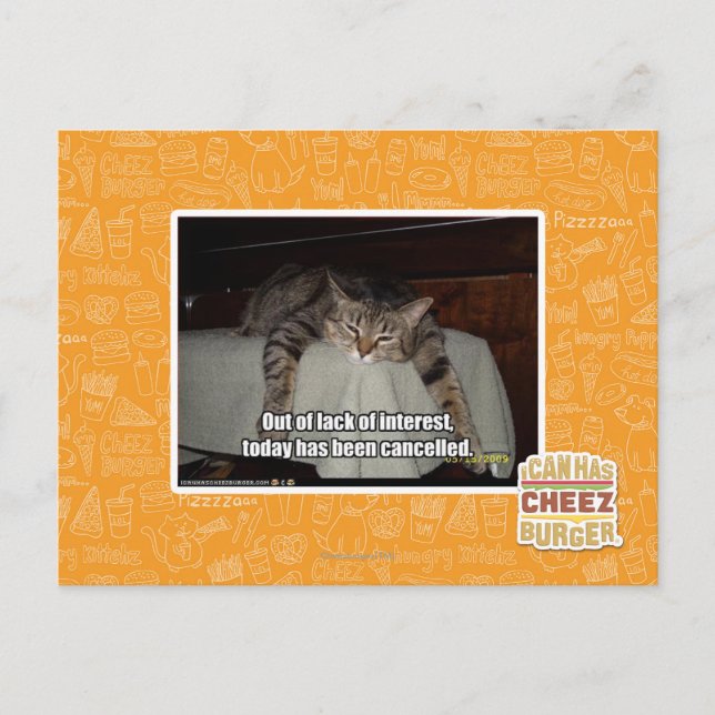 Postal Por falta de interés (Anverso)