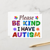 Por favor, ten en cuenta que tengo AUTISMO